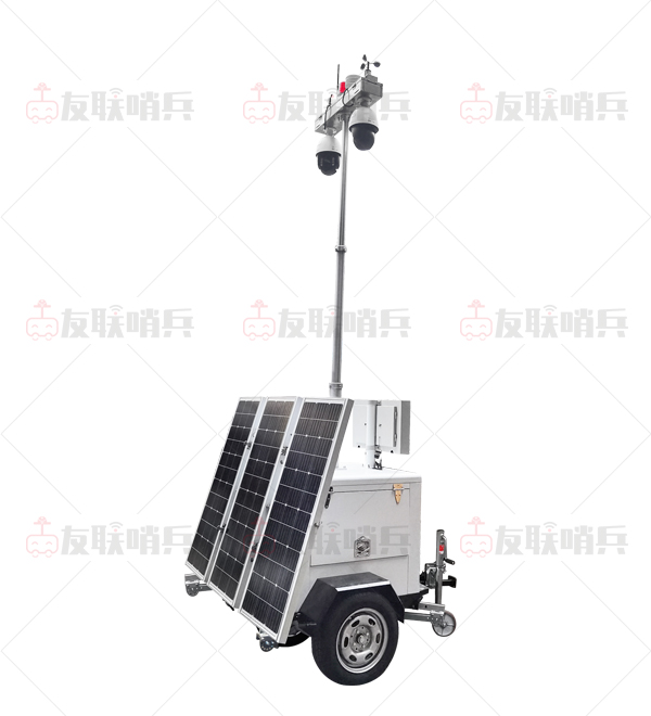工地?fù)P塵氣象監(jiān)測(cè)太陽(yáng)能移動(dòng)監(jiān)控車